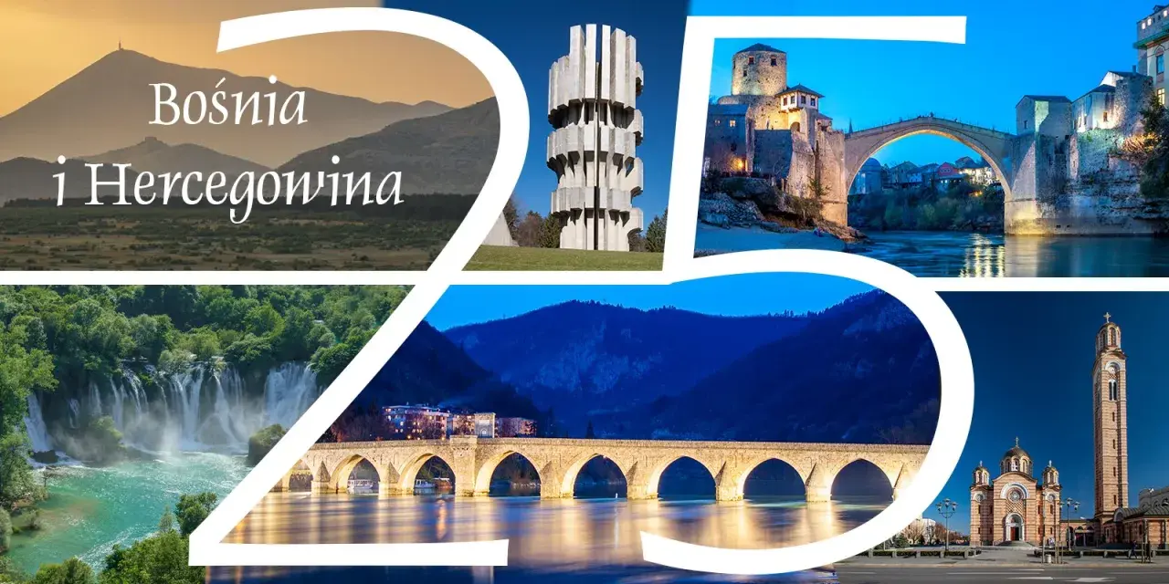 Bośnia i Hercegowina atrakcje: Mostar, wodospady Kravica, pomnik w Tjentište i cerkiew w Banja Luce.