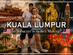 Para zwiedza stolicę Malezji, Kuala Lumpur, podziwiając architekturę i słynne wieże Petronas.