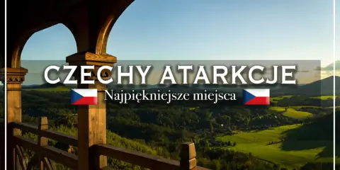 Widok z drewnianej altany na malownicze, zielone wzgórza Czech. Odkryj najpiękniejsze miejsca w Czechach, pełne natury i spokoju.